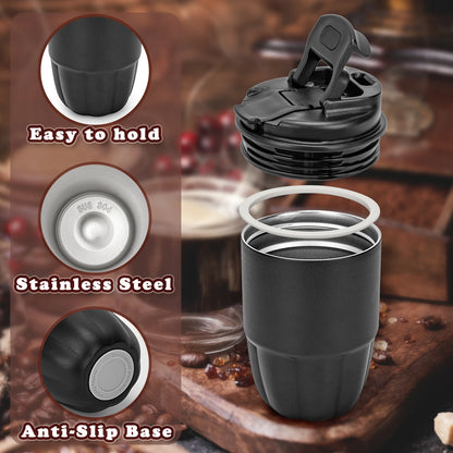 320ML Stainless Steel Travel Coffee Mug – Leak-Proof & Vacuum Insulated