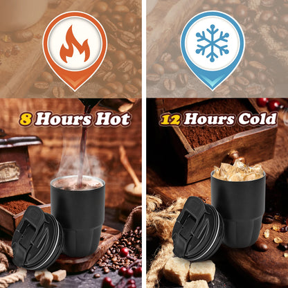 320ML Stainless Steel Travel Coffee Mug – Leak-Proof & Vacuum Insulated